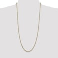 thumbnail image 5 of Solid 14K Yellow Gold 4mm Diamond-cut Round Open Link Cable with Lobster Lock Chain - 30", 5 of 8