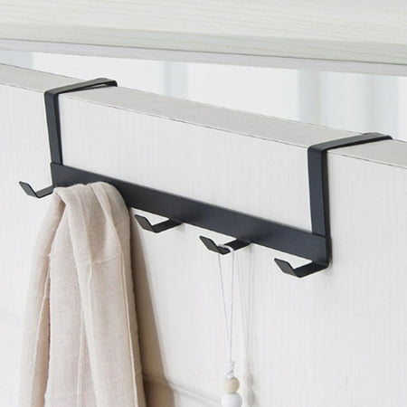

Hook Over The Door 5 Hooks Home Bathroom Organizer Rack Clothes Coat Hat Towel Hanger