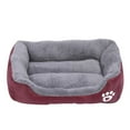 thumbnail image 2 of Lit Carré Chaud d'Hiver pour Animaux, Fournitures pour Animaux, Lit de Couchage pour Chat et Chien, 2 of 8
