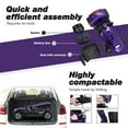 thumbnail image 5 of SYNGAR Mobility Scooters for Seniors with UBS Port & 2 Cup Holders, 4 Wheels Foldable Electric Scooters for Seniors with 300W Motor, 16 Miles Range, Storage Basket, Easy Assembly, Purple, 5 of 11
