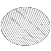 Only Fire Round Foldable Cooking Grate BBQ Solid Stainless Steel Fire Pit Grill Grate, 30-inch