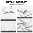 thumbnail image 6 of GrmtClth Mens Sweatshirts Quarter Zip Pullover Long Sleeve Golf Shirt 1/4 Half Zip Running Workout Pullover Tops Sweatshirt XL, 6 of 7
