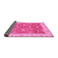 thumbnail image 2 of Ahgly Company Indoor Round Oriental Pink Traditional Area Rugs, 8' Round, 2 of 4