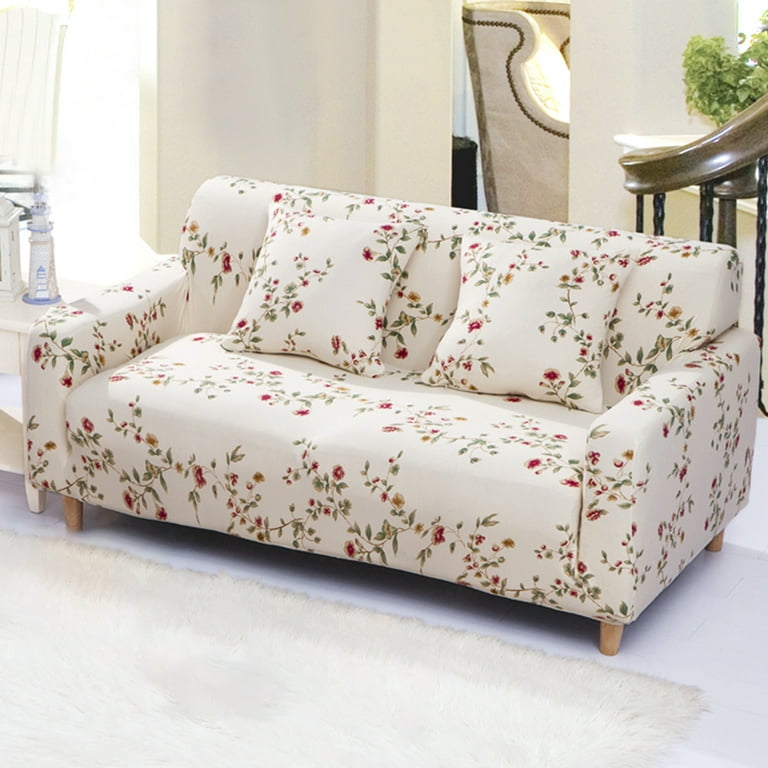 IMIKEYA Couch Covers Furniture Covers Sofa Slipcovers Sofa Covers Couch  Pads for Sofa Leather Sofa Cover Couch Slipcovers Protector White Rose