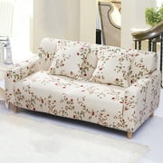 1/2/3/4 Seater Sofa Covers, Elastic Floral Loveseat Lounge Recliner Armchair Couch Settee Slipcover Furniture Protector