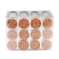 thumbnail image 3 of 12 Pcs 25ML Bocal de Stockage en Verre Transparent Réservoir Scellé Boîtes Nourriture Fleur Thé Fruits Secs Grains Récipient de Stockage avec Bouchons en Liège, 3 of 6