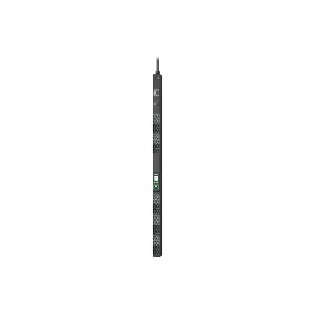 APC NetShelter Rack PDU Advanced - Unité de distribution d'Alimentation (Montable) - switched - AC 200-240 V - 5 kW - 5000 VA - 1-phase - Ethernet 10/100/1000 - Entrée : NEMA L6-30P - Connecteurs de Sortie : 40 (20 x IEC 60320 C13/C15, 20 x IEC 60320 C13/C15/C19/C21) - 0U - Cordon de 10 Pieds - Noir