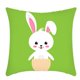 thumbnail image 1 of Funda de almohada 3Happy Easter, funda de almohada corta de huevo de conejito de peluche, fundas de cojín de 45x45cm para el hogar, dormitorio, oficina, sofá, decoración esquí esquí Gafas de esquí, 1 of 5
