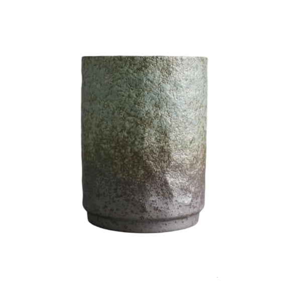 SDFGTstore Fired Clay Drinking Cup 220ml Functional For Hot Beverages Natural Glazed Variation