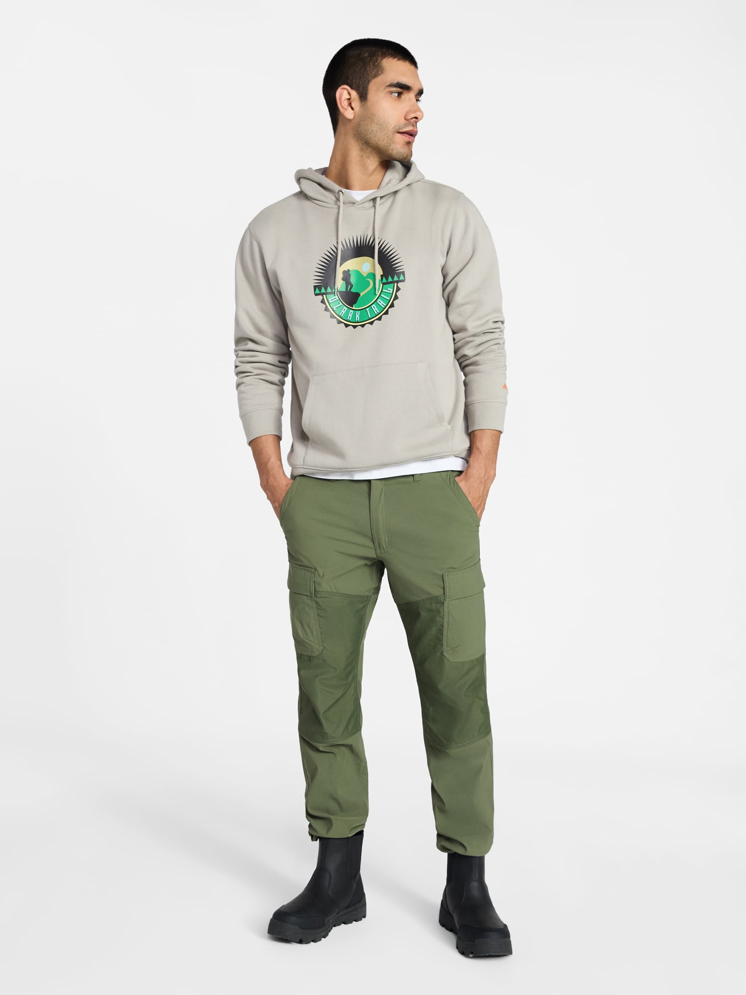 Ozark Trail Men's and Big Men's Graphic Hoodie, Sizes S-3XL