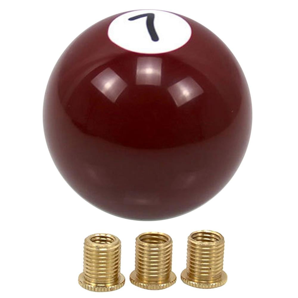 Tohuu 7 Ball Shifter Red Ball Car Racing Shifter with 3 Adapters Ball