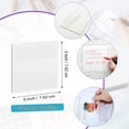 thumbnail image 4 of GFDYREE Transparent Sticky Notes - 3x3 inch Clear Sticky Notes Waterproof Self-Adhesive Translucent Sticky Note Pads for Books Annotation, See Through Sticky Notes for School & Office (200 S, 4 of 6