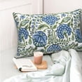 thumbnail image 2 of Boho Navy Blue Pillow Covers 12x20 Inch 2 Pcs Sage Green Vintage Floral Decor Throw Pillows Spring Flower Summer Outdoor Farmhouse Decoration Pillowcase Cushion Cover for Couch Sofa Bed, 2 of 6