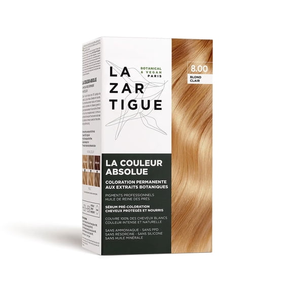 Tinte Lazartigue Rubio Dorado Permanente Sin Amoníaco Vegano