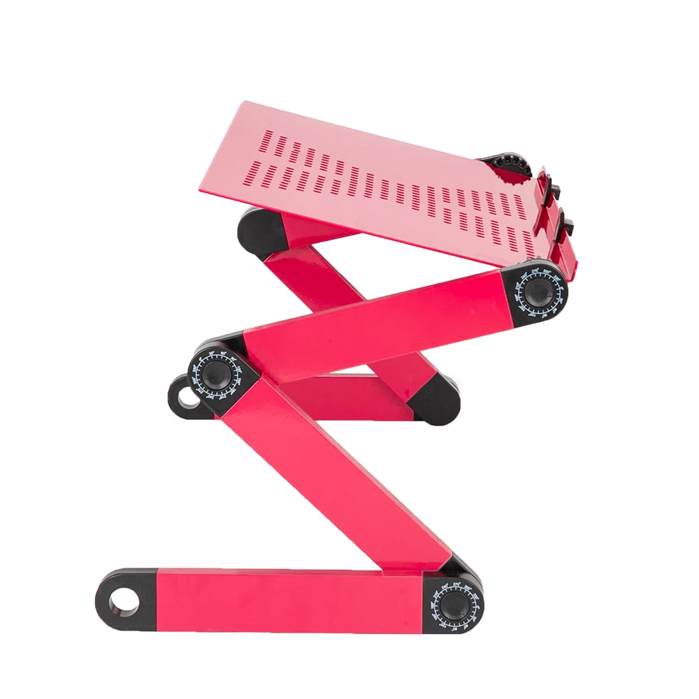Lowestbest 360 Degree Rotation Folding Table, Folding Computer Desk/Bed Tray, Adjustable Folding Laptop Protable Laptop Stand Desk Table, Portable Folding Table for Bed, Rose Red Lowestbest 360 Degree Rotation Folding Table, Folding Computer Desk/Bed Tray, Adjustable Folding Laptop Protable Laptop Stand Desk Table, Portable Folding Table for Bed, Rose Red