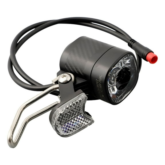 Bicycle lithium battery modified headlight LED lighting waterproof connector