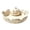 White, variant on EverydayNest Halloween Candy Bowl,Pumpkin Serving Tray for Snacks and Cookies,14cm Decorative Storage Dish for Kitchen Table,Party Decor and Countertop Display