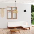 thumbnail image 1 of vidaXL 5 Piece Garden Lounge Set with Cushions Solid Acacia Wood, 1 of 5