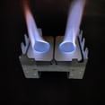 thumbnail image 2 of Horno de alcohol Estufa de acero inoxidable para exteriores con botella Mini parrilla Horno de alcohol portátil Parrilla plegable Bolsillo ardiente Estufa de alcohol para acampar Herramienta de picnic, 2 of 7