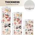 thumbnail image 4 of Dogs with Party Hats and Flowers Kitchen Rugs Sets Of 3,Kitchen Runner Rugs Non Skid Washable,Decorative Kitchen Floor Mats for Kitchen,Sink,Laundry,17"x30"+ 17"x47" + 17"x59", 4 of 6