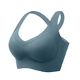 thumbnail image 2 of hoksml Women's Seamless Bras Racerback Wireless Full Coverage Bralette, Supportive and Comfortable Wireless Push Up No Underwire Bras, 2 of 5