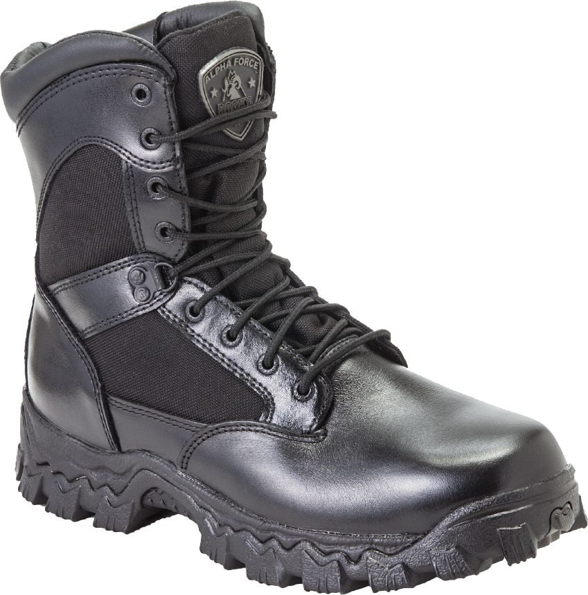 rocky 8 alphaforce waterproof zipper boot