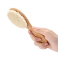 thumbnail image 1 of Cepillo para Peinar El Cabello, Pelo de Cabra, Cómodo, Saludable Para Dar Forma a la Cabeza de Aceite, Grabado del Cabello, Limpieza del Hogar, Mini Ligero, 1 of 7