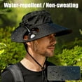 thumbnail image 5 of Agiufgs USB Rechargeable Fan Hat with 2 Fans, 3 Speeds, and 3-4 Hour Battery, Provides Hands-Free Cooling and Sun Protection, Ideal for Hiking, Fishing, and Outdoor Activities, 5 of 7
