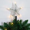thumbnail image 6 of Nearly Natural 5ft. Artificial Wall Hanging Christmas Tree with 50 Warm White LED Lights, 6 of 10