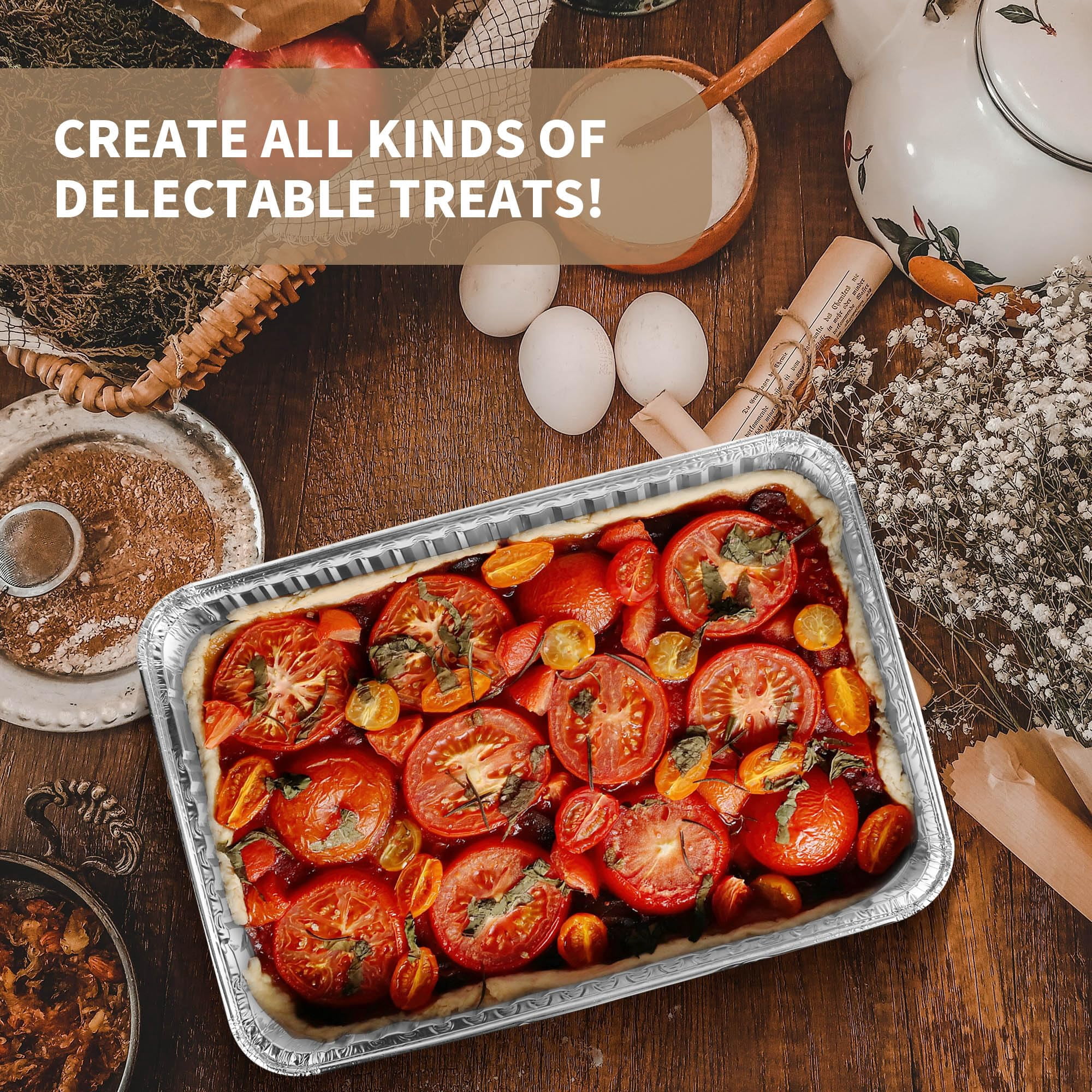 24 Pack 16 X 11 Inch Aluminum Disposable Cookie Sheets For Baking And Roasting Foil Grilling Pans Brownie Tins Cooking Thin  Cakes