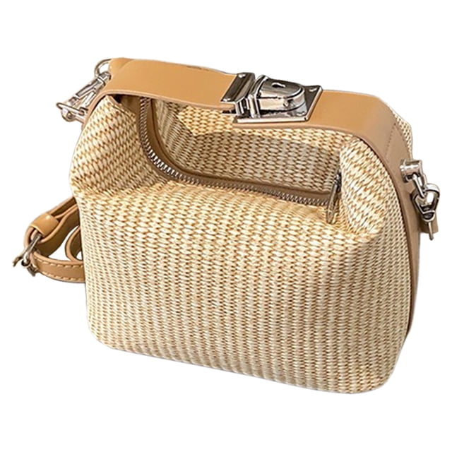Bolso Bandolera Pequeño Cuadrado Con Piel Sintética para Mujer