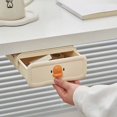 thumbnail image 4 of Zxsyw Under Desk Drawer Organizer - Wall Mounted Storage Solution for Office and Dorm - No-Punch Invisible Design for Easy Access and Tidy Workspace, Perfect for Clutter-Free Organization, 4 of 5