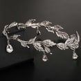 thumbnail image 3 of Guardurnaity Diadema de estilo Vintage para mujer, diadema de cristal para banquete, diadema para fotografía, tocado de Cosplay, decoración para la cabeza, Accesorio para el cabello Plata Guardurnaity AP018627-02, 3 of 6