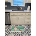 thumbnail image 3 of Carolines Treasures CK2084RUG Tapis en Mousse à Mémoire de Forme Lavable en Machine Rouge Dachshund Snowman Noël, 3 of 4