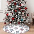 thumbnail image 5 of Sikiie Tribal Style Turtle 30-48 inches {designName} Print Christmas Tree Skirt Snowman Xmas Tree Skirt with Edge Christmas Decorations for Holiday Party36", 5 of 7