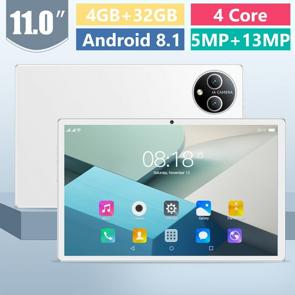 EGNMCR 10.1 Inch 4Core 4G + 32G Android 8.1 Dual Sim Dual Camera Phone Pad Wifi GPS Phablet Tablet PC US Plug Phablet Tablet