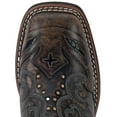 thumbnail image 6 of Men's Laredo 13" Ostrich Cowboy Boots BLACK 13 EW, 6 of 7