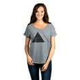 thumbnail image 2 of Thread Tank Thankful Life Women's Relaxed Slouchy Dolman T-Shirt Tee Heather Grey Small, 2 of 4