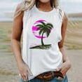 thumbnail image 2 of Bogo Cute Summer Tops For Women Petite White Loose Crop Tank Top Woman Women Long Tunic Tops For Leggings T Shirts For Women Graphic V Neck, 2 of 5