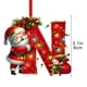 thumbnail image 2 of Adornos navideños, adornos navideños, regalos navideños, árbol de Navidad acrílico 2D, colgante de 26 letras, regalo decorativo, colgantes para fiestas navideñas familiares, objetos colgantes, 2 of 5