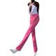 thumbnail image 3 of SAYOO - Pantalones de piel para mujer, ajustados, rectos, informales, a la moda, de cintura alta SAYOO  S-XL, 3 of 8