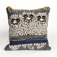thumbnail image 2 of Liora Manne Frontporch Owls Indoor Outdoor Decorative Pillow Night, 2 of 6