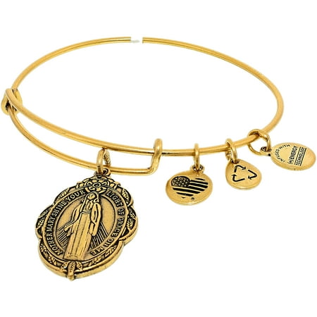 Alex And Ani Women S Mother Mary Ii Rafaelian Gold Charm Bracelet