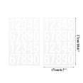 thumbnail image 3 of pdqouc White Reflective Mailbox Numbers Stickers for Outside Address 0 9 Numbers for Houses Adhesive Number Stickers 2pcs 2in White Reflective Mailbox Numbers Stickers for Outside Address 0-9 Numbers, 3 of 9
