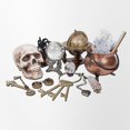 thumbnail image 2 of CafePress - Skull_Keys_Witch_Desk_Items - Pint Glass, Drinking Glass, 16 oz. CafePress, 2 of 4