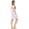 thumbnail image 3 of Fishers Finery Women's EcoFabric Short Sleeve Organic Cotton Nightgown (Lvndr, M), 3 of 3