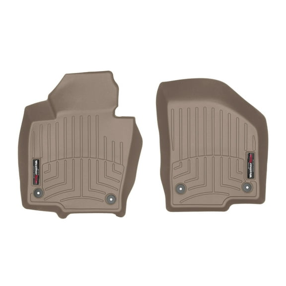 WeatherTech Custom Fit FloorLiners compatible with VW Passat, CC - 1st Row (Driver & Passenger), Tan