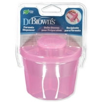 Dr. Brown's Baby Formula Dispenser with Snap-On Lid Travel Lid, Pink, 27 oz, 1 Pack