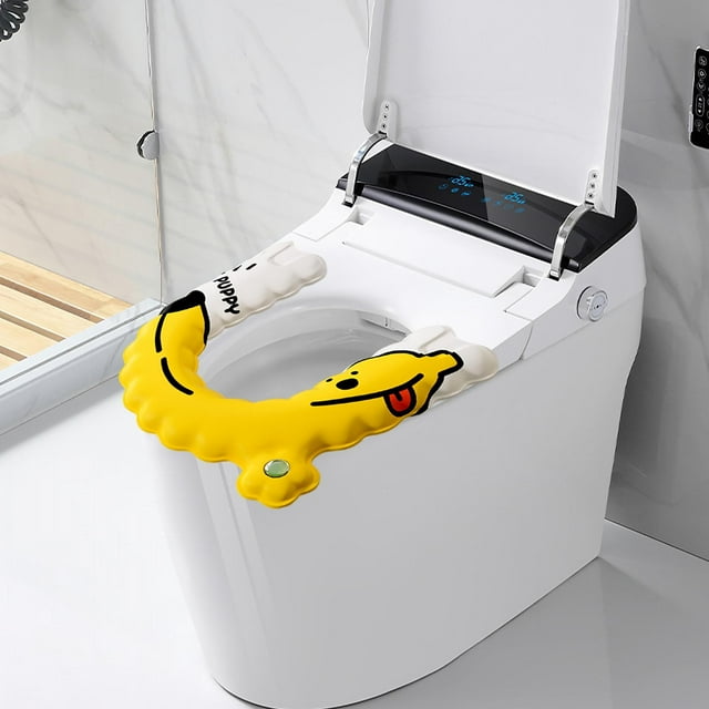 EQWLJWE Liquidation, Anneau de Siège de Toilette Étanche à Coussinet Souple Anneau de Toilette en Forme de U Coussinet de Siège de Toilette