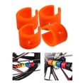 thumbnail image 1 of Juego de 4 anillos protectores de suspensión de cadena de bicicleta con cubierta de goma para horquilla de protección de bicicleta de carretera de mon naranja Soledad Protector de cadena de bicicletas, 1 of 8